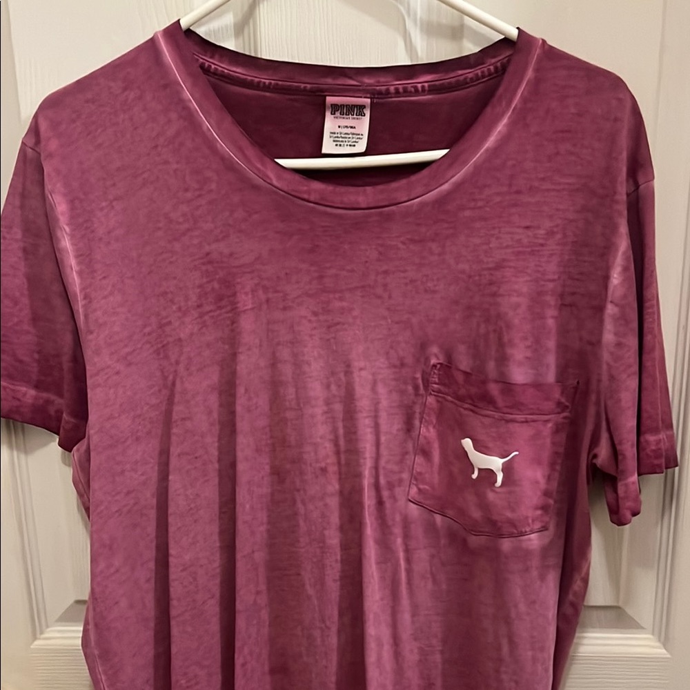 PINK Victoria's Secret Short Sleeve Tee - Purple